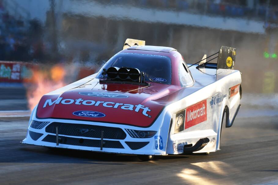 In NHRA action in Dallas, Bob Tasca III earned much-needed playoff points. In NHRA action in Dallas, Bob Tasca III earned much-needed playoff points.